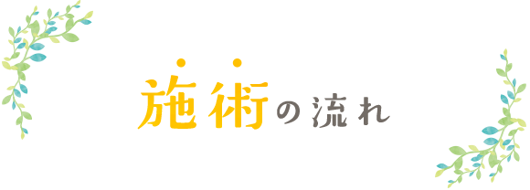 施術の流れ